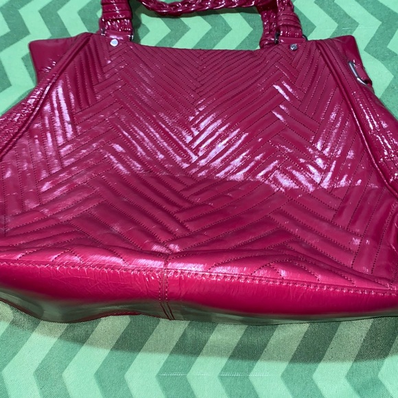 Cole Haan Coated Patent Leather Sugar Berry Tote - Picture 5 of 16